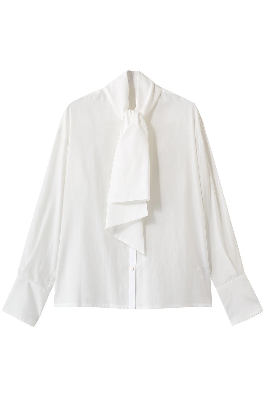 【アルアバイル/allureville】のキュプラコットンビッグタイブラウス 人気、トレンドファッション・服の通販 founy(ファニー) 　ファッション　Fashion　レディースファッション　Fashion for Women　トップス・カットソー　Cut & Sew Tops　シャツ・ブラウス・オフィスカジュアル　Elegant Blouses & Button-Ups　2026年　2026　なめらか　Smooth, Silky Texture　オケージョン　Occasion Wear　スリーブ　Sleeve, Long Sleeve / Short Sleeve　ロング　Long, Long-Length　エレガント 上品　Elegant　夏　Summer　春　Spring　S/S・春夏　SS, Spring/Summer, Warm Season　 other-1|ID: prp329100004856747 ipo3291000000035820829