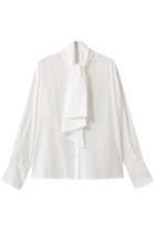 【アルアバイル/allureville】のキュプラコットンビッグタイブラウス 人気、トレンドファッション・服の通販 founy(ファニー) ファッション Fashion レディースファッション Fashion for Women トップス・カットソー Cut & Sew Tops シャツ・ブラウス・オフィスカジュアル Elegant Blouses & Button-Ups 2026年 2026 なめらか Smooth, Silky Texture オケージョン Occasion Wear スリーブ Sleeve, Long Sleeve / Short Sleeve ロング Long, Long-Length エレガント 上品 Elegant 夏 Summer 春 Spring S/S・春夏 SS, Spring/Summer, Warm Season thumbnail ホワイト|ID: prp329100004856747 ipo3291000000035820830