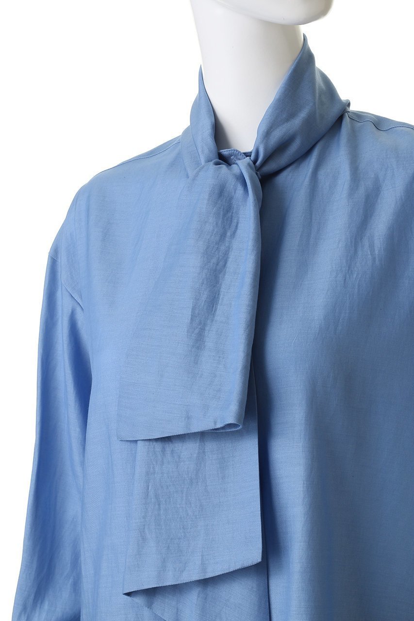 【アルアバイル/allureville】のキュプラコットンビッグタイブラウス 人気、トレンドファッション・服の通販 founy(ファニー) 　ファッション　Fashion　レディースファッション　Fashion for Women　トップス・カットソー　Cut & Sew Tops　シャツ・ブラウス・オフィスカジュアル　Elegant Blouses & Button-Ups　2026年　2026　なめらか　Smooth, Silky Texture　オケージョン　Occasion Wear　スリーブ　Sleeve, Long Sleeve / Short Sleeve　ロング　Long, Long-Length　エレガント 上品　Elegant　夏　Summer　春　Spring　S/S・春夏　SS, Spring/Summer, Warm Season　other-5|ID: prp329100004856747 ipo3291000000035820836