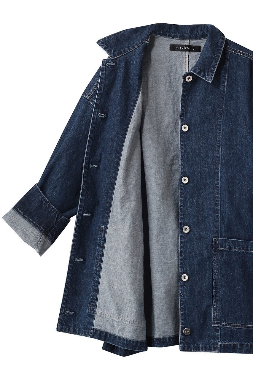 【ミズイロ インド/mizuiro ind】のwide denim coverall カバーオール 人気、トレンドファッション・服の通販 founy(ファニー) 　ファッション　Fashion　レディースファッション　Fashion for Women　アウター　Coat / Outerwear Collection　レディースジャケット・軽アウター　Jackets　2026年　2026　ジャケット　Jacket, Outerwear　スタイリッシュ　Stylish, Fashionable　スリーブ　Sleeve, Long Sleeve / Short Sleeve　デニム　Denim, Jeans Material　ロング　Long, Long-Length　夏　Summer　春　Spring　S/S・春夏　SS, Spring/Summer, Warm Season　other-7|ID: prp329100004856749 ipo3291000000035820859