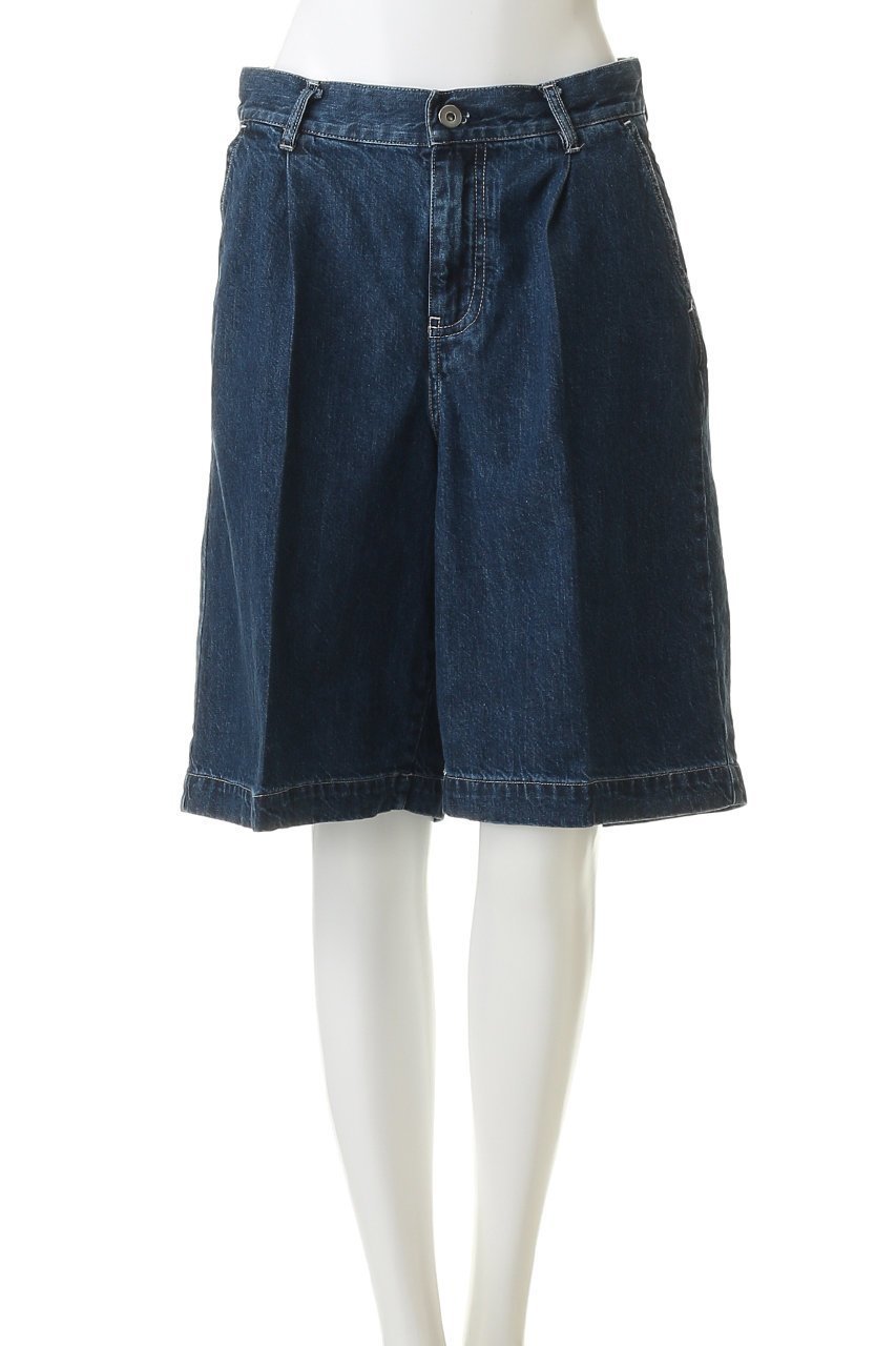 【ミズイロ インド/mizuiro ind】のdenim half PT パンツ 人気、トレンドファッション・服の通販 founy(ファニー) 　ファッション　Fashion　レディースファッション　Fashion for Women　パンツ　Pants & Trousers　2026年　2026　カットソー　Cut and Sewn Top　センター　Center, Center Line　デニム　Denim, Jeans Material　ハーフ　Half, Half-Length　夏　Summer　春　Spring　S/S・春夏　SS, Spring/Summer, Warm Season　other-2|ID: prp329100004856753 ipo3291000000035820900