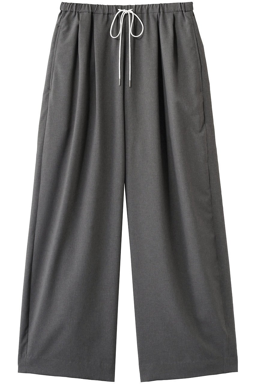 【エリオポール/heliopole】のバレルレッグタックパンツ インテリア・キッズ・メンズ・レディースファッション・服の通販 founy(ファニー) 　ファッション　Fashion　レディースファッション　Fashion for Women　パンツ　Pants & Trousers　2026年　2026　おすすめ　Recommended / Our Picks　コンパクト　Compact, Small Size　ロング　Long, Long-Length　ワイド　Wide, Wide Fit　夏　Summer　春　Spring　S/S・春夏　SS, Spring/Summer, Warm Season　グレー|ID: prp329100004856755 ipo3291000000035820918