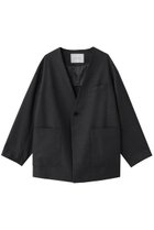 【エリオポール/heliopole】のthe ELLISON ジャケット(NO COLLAR) 人気、トレンドファッション・服の通販 founy(ファニー) ファッション Fashion レディースファッション Fashion for Women アウター Coat / Outerwear Collection レディースジャケット・軽アウター Jackets 2026年 2026 ジャケット Jacket, Outerwear 夏 Summer 春 Spring S/S・春夏 SS, Spring/Summer, Warm Season thumbnail チャコールグレー|ID: prp329100004856759 ipo3291000000035820976