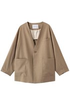 【エリオポール/heliopole】のthe ELLISON ジャケット(NO COLLAR) 人気、トレンドファッション・服の通販 founy(ファニー) ファッション Fashion レディースファッション Fashion for Women アウター Coat / Outerwear Collection レディースジャケット・軽アウター Jackets 2026年 2026 ジャケット Jacket, Outerwear 夏 Summer 春 Spring S/S・春夏 SS, Spring/Summer, Warm Season thumbnail ベージュ|ID: prp329100004856759 ipo3291000000035820977