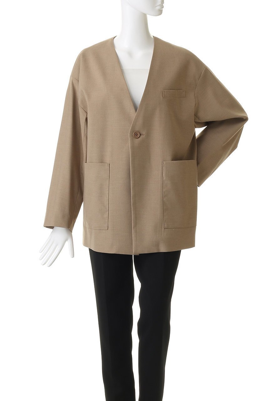 【エリオポール/heliopole】のthe ELLISON ジャケット(NO COLLAR) 人気、トレンドファッション・服の通販 founy(ファニー) 　ファッション　Fashion　レディースファッション　Fashion for Women　アウター　Coat / Outerwear Collection　レディースジャケット・軽アウター　Jackets　2026年　2026　ジャケット　Jacket, Outerwear　夏　Summer　春　Spring　S/S・春夏　SS, Spring/Summer, Warm Season　other-2|ID: prp329100004856759 ipo3291000000035820978