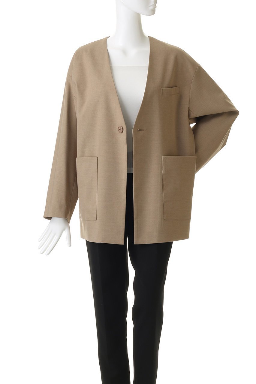 【エリオポール/heliopole】のthe ELLISON ジャケット(NO COLLAR) 人気、トレンドファッション・服の通販 founy(ファニー) 　ファッション　Fashion　レディースファッション　Fashion for Women　アウター　Coat / Outerwear Collection　レディースジャケット・軽アウター　Jackets　2026年　2026　ジャケット　Jacket, Outerwear　夏　Summer　春　Spring　S/S・春夏　SS, Spring/Summer, Warm Season　other-7|ID: prp329100004856759 ipo3291000000035820988