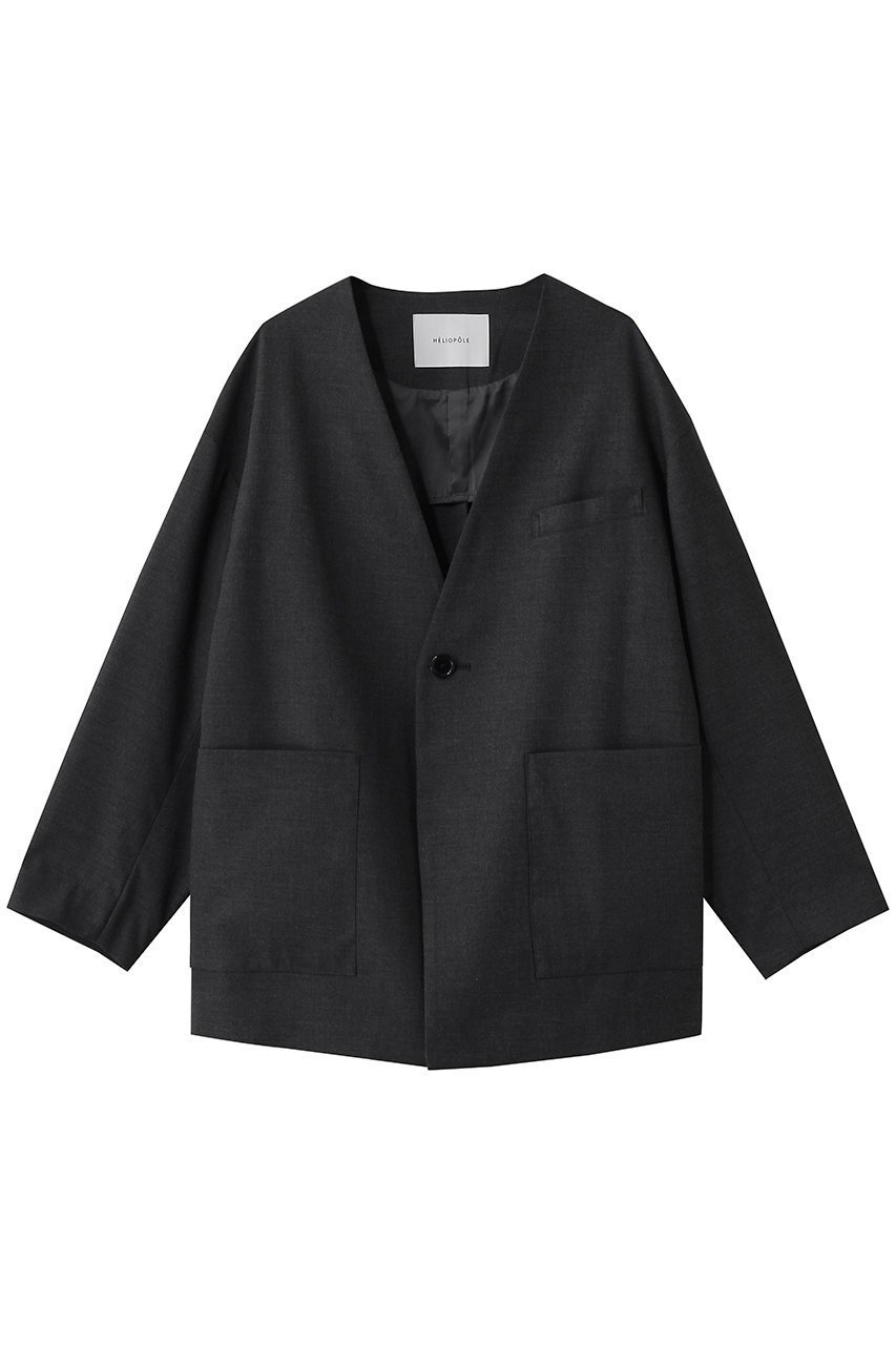 【エリオポール/heliopole】のthe ELLISON ジャケット(NO COLLAR) 人気、トレンドファッション・服の通販 founy(ファニー) ファッション Fashion レディースファッション Fashion for Women アウター Coat / Outerwear Collection レディースジャケット・軽アウター Jackets ジャケット Jacket, Outerwear 再入荷 Restock / Back in Stock 夏 Summer 春 Spring S/S・春夏 SS, Spring/Summer, Warm Season other-1|ID: prp329100004856759 ipo3291000000036102883