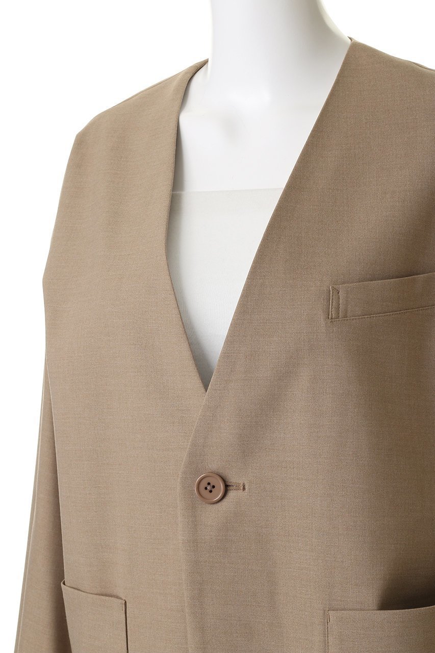 【エリオポール/heliopole】のthe ELLISON ジャケット(NO COLLAR) 大人の最旬トレンドファッション＆コーディネート founy(ファウニー) 　ファッション　Fashion　レディースファッション　Fashion for Women　アウター　Coat / Outerwear Collection　レディースジャケット・軽アウター　Jackets　ジャケット　Jacket, Outerwear　夏　Summer　春　Spring　S/S・春夏　SS, Spring/Summer, Warm Season　other-5|ID: prp329100004856759 ipo3291000000036102889