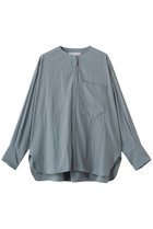 【エリオポール/heliopole】のクレープカラーレスシャツ 人気、トレンドファッション・服の通販 founy(ファニー) ファッション Fashion レディースファッション Fashion for Women トップス・カットソー Cut & Sew Tops シャツ・ブラウス・オフィスカジュアル Elegant Blouses & Button-Ups 2026年 2026 とろみ Fluid, Flowy Fabric スリーブ Sleeve, Long Sleeve / Short Sleeve ロング Long, Long-Length 夏 Summer 春 Spring S/S・春夏 SS, Spring/Summer, Warm Season thumbnail サックス|ID: prp329100004856760 ipo3291000000035820991