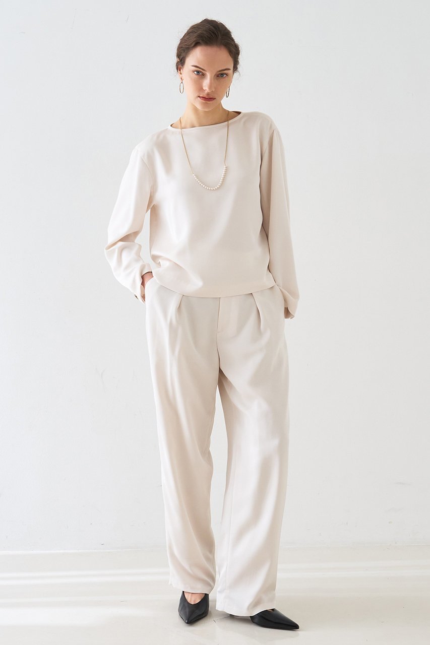 【デザイン ワークス/DESIGN WORKS】の【セットアップ対応】グレーステーパードパンツ 人気、トレンドファッション・服の通販 founy(ファニー) 　ファッション　Fashion　レディースファッション　Fashion for Women　セットアップ　Matching Sets　レディースパンツ・ボトムス　Pants & Trousers / Bottoms　パンツ　Pants & Trousers　2026年　2026　カットソー　Cut and Sewn Top　ジャケット　Jacket, Outerwear　セットアップ　Set-Up, Coordinated Outfit　リラックス　Relax, Relaxed Fit　エレガント 上品　Elegant　夏　Summer　春　Spring　S/S・春夏　SS, Spring/Summer, Warm Season　軽量　Lightweight, Ultra Light　ビジネス 仕事 通勤　Business / Work / Commuting　other-6|ID: prp329100004856761 ipo3291000000035821013