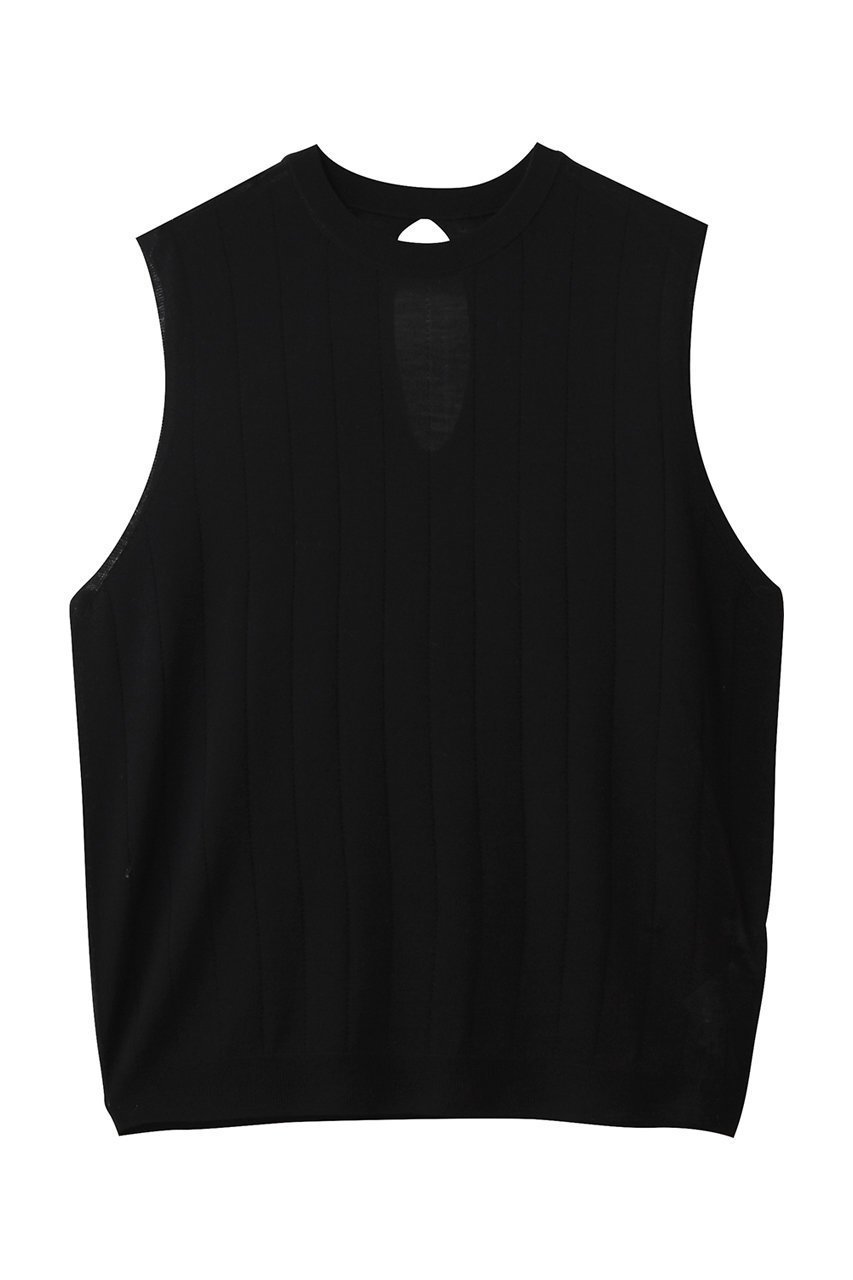 【ジェイドット/j.】のハイゲージニット 透かし編みトップス インテリア・キッズ・メンズ・レディースファッション・服の通販 founy(ファニー) 　ファッション　Fashion　レディースファッション　Fashion for Women　トップス・カットソー　Cut & Sew Tops　ニット　Knit Tops & Sweaters　カジュアルプルオーバー・ニットトップス　Pullovers & Knit Tops / Casual Pullovers　インナー　Innerwear　フロント　Front, Front Design　新作・新入荷　New Arrivals / New In　透かし　Cut-Out, Lacework　ブラック|ID: prp329100004856763 ipo3291000000035821050