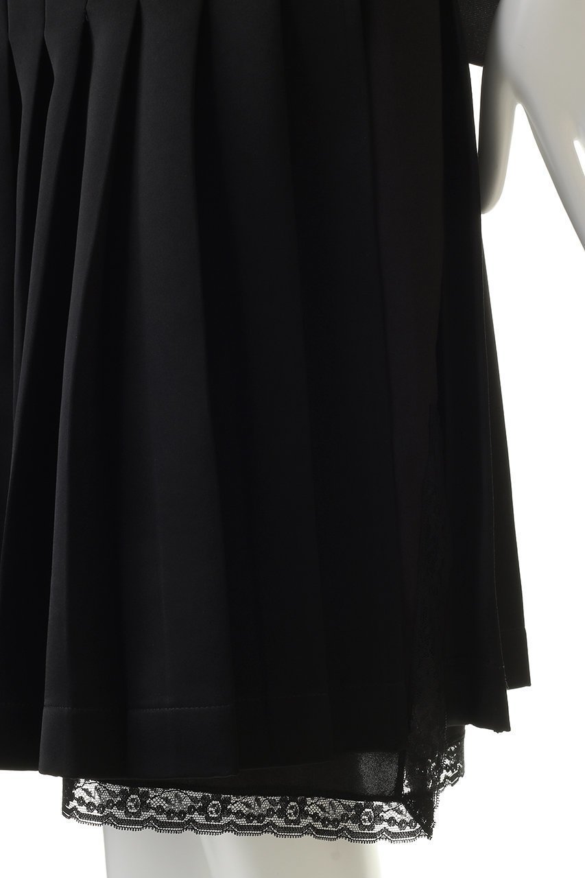 【ジェイドット/j.】のダブルサテン レイヤードプリーツワンピース 人気、トレンドファッション・服の通販 founy(ファニー) 　ファッション　Fashion　レディースファッション　Fashion for Women　ワンピース　Dresses　チュニック　Tunic Tops & Dresses　サテン　Satin, Glossy Fabric　ジュエリー　Jewelry, Accessories　ダブル　Double, Double-Breasted　チュニック　Tunic, Long Top　プリーツ　Pleats, Pleated　ポケット　Pocket, Pocket Detail　リュクス　Luxury, Elegant, High-End, Chic　レース　Lace, Lace Fabric　ロング　Long, Long-Length　エレガント 上品　Elegant　新作・新入荷　New Arrivals / New In　other-6|ID: prp329100004856766 ipo3291000000035821085