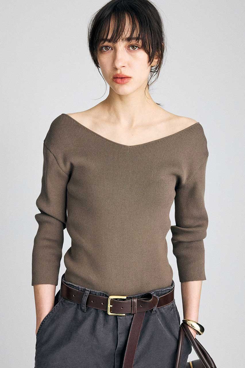 【ブリル/BRILL】の【raspail】Vネックプルオーバー 人気、トレンドファッション・服の通販 founy(ファニー) 　ファッション　Fashion　レディースファッション　Fashion for Women　トップス・カットソー　Cut & Sew Tops　ニット　Knit Tops & Sweaters　カジュアルプルオーバー・ニットトップス　Pullovers & Knit Tops / Casual Pullovers　Vネックトップス　V-Neck Tops / V-Cut Neckline Shirts　2026年　2026　コレクション　Collection, Seasonal Line　デコルテ　Décolleté, Neckline　ベーシック　Basic, Essential　モダン　Modern, Contemporary　夏　Summer　春　Spring　S/S・春夏　SS, Spring/Summer, Warm Season　other-2|ID: prp329100004856769 ipo3291000000035821168