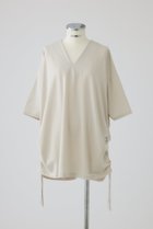【リムアーク/RIM.ARK】のSide drawstring big T-shirts/Tシャツ ライトベージュ|ID: prp329100004856771 ipo3291000000036552314