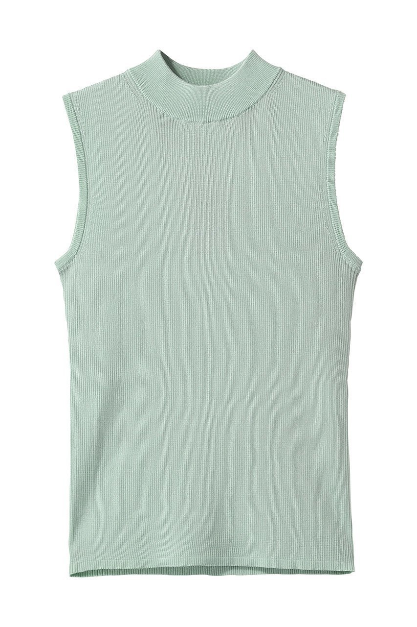 【アナイ/ANAYI】のアセテートポリエステルノースリーブ インテリア・キッズ・メンズ・レディースファッション・服の通販 founy(ファニー) 　ファッション　Fashion　レディースファッション　Fashion for Women　トップス・カットソー　Cut & Sew Tops　ニット　Knit Tops & Sweaters　キャミソール&ノースリーブ　Camisoles & Sleeveless Tops　カジュアルプルオーバー・ニットトップス　Pullovers & Knit Tops / Casual Pullovers　2026年　2026　なめらか　Smooth, Silky Texture　インナー　Innerwear　カーディガン　Cardigan, Knitwear　ジャケット　Jacket, Outerwear　ノースリーブ　Sleeveless, No-Sleeve　フィット　Fit, Slim Fit　エレガント 上品　Elegant　夏　Summer　春　Spring　S/S・春夏　SS, Spring/Summer, Warm Season　秋　Autumn　ライトブルー|ID: prp329100004856772 ipo3291000000035821213