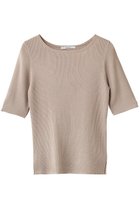 【アナイ/ANAYI】のアセテートポリエステル半袖プルオーバー 人気、トレンドファッション・服の通販 founy(ファニー) ファッション Fashion レディースファッション Fashion for Women トップス・カットソー Cut & Sew Tops ニット Knit Tops & Sweaters カジュアルプルオーバー・ニットトップス Pullovers & Knit Tops / Casual Pullovers 2026年 2026 なめらか Smooth, Silky Texture インナー Innerwear ジャケット Jacket, Outerwear 半袖 Short Sleeve, Half Sleeve 夏 Summer 春 Spring S/S・春夏 SS, Spring/Summer, Warm Season ビジネス 仕事 通勤 Business / Work / Commuting thumbnail ベージュ|ID: prp329100004856773 ipo3291000000035821226