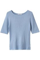 【アナイ/ANAYI】のアセテートポリエステル半袖プルオーバー 人気、トレンドファッション・服の通販 founy(ファニー) ファッション Fashion レディースファッション Fashion for Women トップス・カットソー Cut & Sew Tops ニット Knit Tops & Sweaters カジュアルプルオーバー・ニットトップス Pullovers & Knit Tops / Casual Pullovers 2026年 2026 なめらか Smooth, Silky Texture インナー Innerwear ジャケット Jacket, Outerwear 半袖 Short Sleeve, Half Sleeve 夏 Summer 春 Spring S/S・春夏 SS, Spring/Summer, Warm Season ビジネス 仕事 通勤 Business / Work / Commuting thumbnail ブルー|ID: prp329100004856773 ipo3291000000035821230