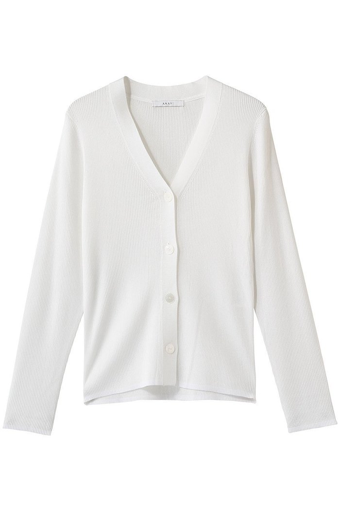 【アナイ/ANAYI】のアセテートポリエステルVカーディガン インテリア・キッズ・メンズ・レディースファッション・服の通販 founy(ファニー) https://founy.com/ ファッション Fashion レディースファッション Fashion for Women トップス・カットソー Cut & Sew Tops ニット Knit Tops & Sweaters カーディガン・羽織り Layered Style Cardigans 2026年 2026 カーディガン Cardigan, Knitwear スマート Smart, Elegant 夏 Summer 春 Spring S/S・春夏 SS, Spring/Summer, Warm Season |ID: prp329100004856774 ipo3291000000035821242
