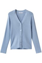 【アナイ/ANAYI】のアセテートポリエステルVカーディガン ブルー|ID: prp329100004856774 ipo3291000000036905148