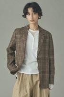 【カレンソロジー/Curensology】のグレンチェックジャケット 人気、トレンドファッション・服の通販 founy(ファニー) ファッション Fashion レディースファッション Fashion for Women アウター Coat / Outerwear Collection レディースジャケット・軽アウター Jackets 2026年 2026 おすすめ Recommended / Our Picks なめらか Smooth, Silky Texture ジャケット Jacket, Outerwear チェック Check, Plaid, Tartan リネン Linen, Linen Fabric 夏 Summer 春 Spring S/S・春夏 SS, Spring/Summer, Warm Season |ID:prp329100004856777
