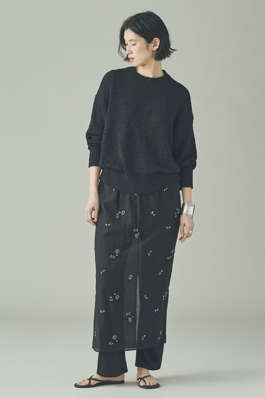 【カレンソロジー/Curensology】のルーズニットプルオーバー 人気、トレンドファッション・服の通販 founy(ファニー) 　ファッション　Fashion　レディースファッション　Fashion for Women　トップス・カットソー　Cut & Sew Tops　ニット　Knit Tops & Sweaters　カジュアルプルオーバー・ニットトップス　Pullovers & Knit Tops / Casual Pullovers　春　Spring　シンプル　Simple, Minimal　タイトスカート　Pencil Skirt, Tight Skirt　バランス　Balance, Style Balance　プレーン　Plain, Simple　ボトム　Bottoms, Lower Wear　ルーズ　Loose, Oversized　ワイド　Wide, Wide Fit　S/S・春夏　SS, Spring/Summer, Warm Season　夏　Summer　2026年　2026　other-5|ID: prp329100004856778 ipo3291000000035821311