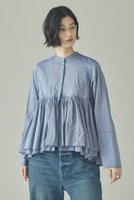 【カレンソロジー/Curensology】のシャンブレーレイヤードギャザーブラウス 人気、トレンドファッション・服の通販 founy(ファニー) ファッション Fashion レディースファッション Fashion for Women トップス・カットソー Cut & Sew Tops シャツ・ブラウス・オフィスカジュアル Elegant Blouses & Button-Ups 2026年 2026 ギャザー Gathered, Ruffled シンプル Simple, Minimal スラックス Slacks, Dress Pants スリーブ Sleeve, Long Sleeve / Short Sleeve デニム Denim, Jeans Material ボトム Bottoms, Lower Wear モダン Modern, Contemporary ロング Long, Long-Length 夏 Summer 春 Spring S/S・春夏 SS, Spring/Summer, Warm Season |ID:prp329100004856781