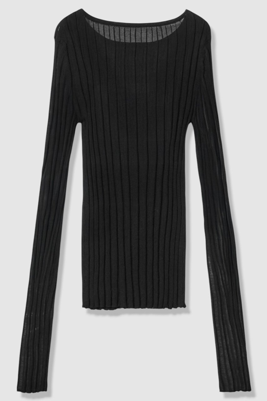 【アルアバイル/allureville】のシアーリブプルオーバー 人気、トレンドファッション・服の通販 founy(ファニー) 　ファッション　Fashion　レディースファッション　Fashion for Women　トップス・カットソー　Cut & Sew Tops　ニット　Knit Tops & Sweaters　カジュアルプルオーバー・ニットトップス　Pullovers & Knit Tops / Casual Pullovers　2026年　2026　インナー　Innerwear　コンパクト　Compact, Small Size　ラウンド　Round, Round Neck　ワイド　Wide, Wide Fit　人気　Popular, Best Seller　夏　Summer　旅行　Travel　春　Spring　S/S・春夏　SS, Spring/Summer, Warm Season　other-2|ID: prp329100004856784 ipo3291000000035821388