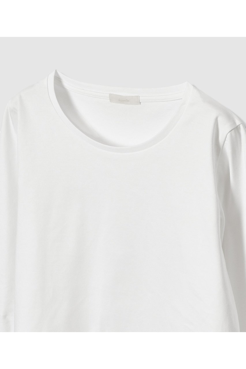 【アルアバイル/allureville】の刺繍プリーツカフスプルオーバー 人気、トレンドファッション・服の通販 founy(ファニー) 　ファッション　Fashion　レディースファッション　Fashion for Women　トップス・カットソー　Cut & Sew Tops　シャツ・ブラウス・オフィスカジュアル　Elegant Blouses & Button-Ups　ロングTシャツ・Tシャツ　Longline T-Shirts & Tees　カジュアルプルオーバー・ニットトップス　Pullovers & Knit Tops / Casual Pullovers　カットソー・ベーシックTシャツ　Cut-and-Sewn Tops / Stretch Tees & Basics　2026年　2026　カットソー　Cut and Sewn Top　カフス　Cuff Design　ギャザー　Gathered, Ruffled　コンビ　Combo, Combination Style　シンプル　Simple, Minimal　スリット　Slit, Slit Detail　スリーブ　Sleeve, Long Sleeve / Short Sleeve　ドッキング　Docking, Mixed Material　バランス　Balance, Style Balance　フレア　Flare, Flared　プリーツ　Pleats, Pleated　ロング　Long, Long-Length　夏　Summer　春　Spring　S/S・春夏　SS, Spring/Summer, Warm Season　other-3|ID: prp329100004856785 ipo3291000000035821401