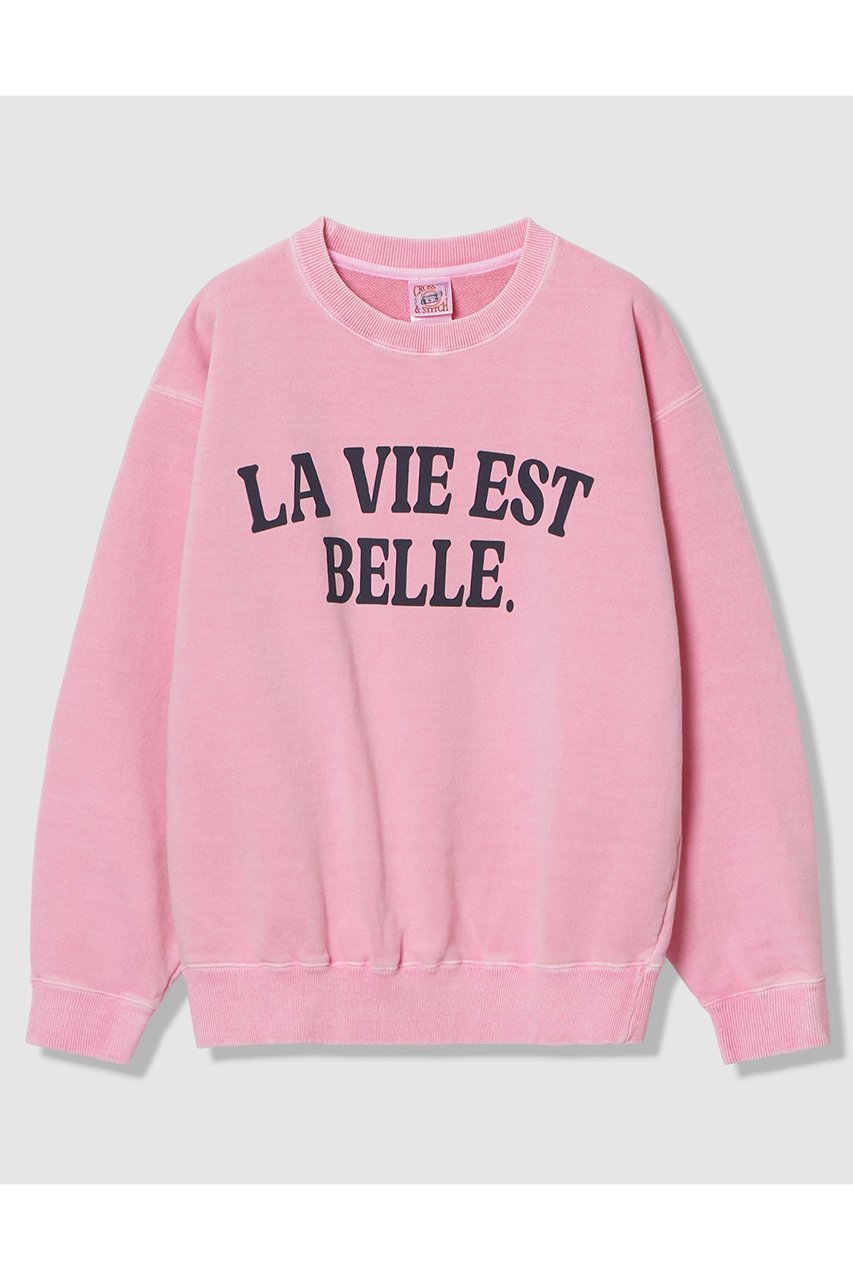 【アルアバイル/allureville】のピグメントダイロゴスウェット 人気、トレンドファッション・服の通販 founy(ファニー) 　ファッション　Fashion　レディースファッション　Fashion for Women　トップス・カットソー　Cut & Sew Tops　シャツ・ブラウス・オフィスカジュアル　Elegant Blouses & Button-Ups　レディースパーカー・カジュアルフーディー　Casual Hoodies & Sweatshirts　ロングTシャツ・Tシャツ　Longline T-Shirts & Tees　スウェット・クルーネックトップス　Sweatshirts & Crewnecks / Relaxed Fit Sweat Tops　カットソー・ベーシックTシャツ　Cut-and-Sewn Tops / Stretch Tees & Basics　2026年　2026　夏　Summer　春　Spring　S/S・春夏　SS, Spring/Summer, Warm Season　 other-1|ID: prp329100004856787 ipo3291000000035821421