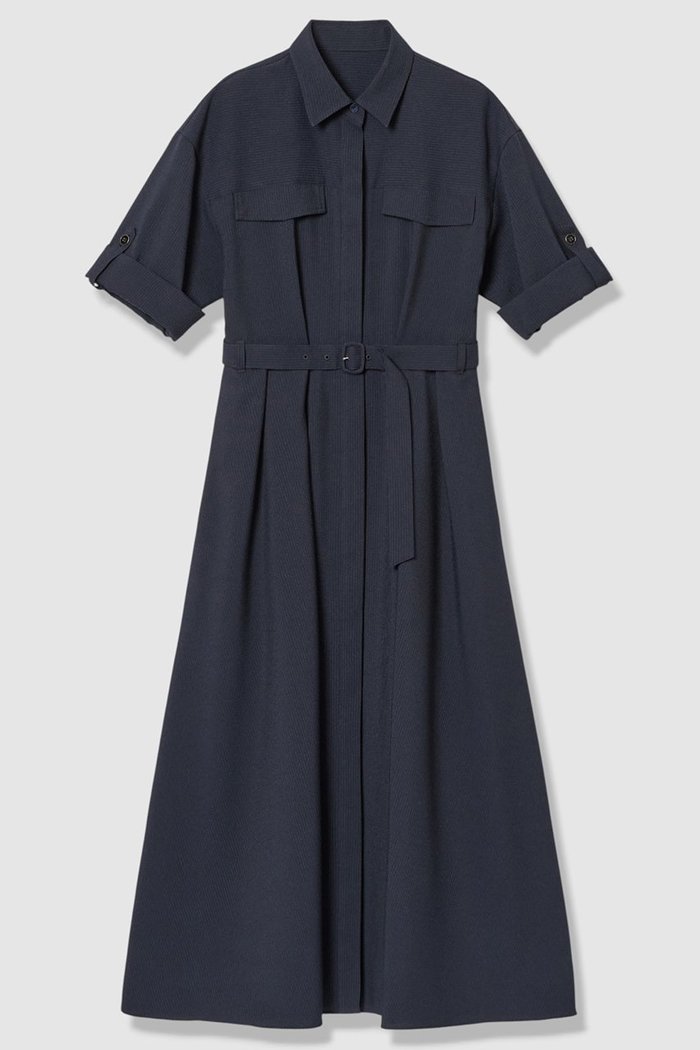 【アルアバイル/allureville】のサッカーターンバックワンピース インテリア・キッズ・メンズ・レディースファッション・服の通販 founy(ファニー) https://founy.com/ ファッション Fashion レディースファッション Fashion for Women ワンピース Dresses チュニック Tunic Tops & Dresses 2026年 2026 サッカー Seersucker, Summer Fabric ストレッチ Stretch, Stretchy Fabric チュニック Tunic, Long Top ロング Long, Long-Length 夏 Summer 春 Spring S/S・春夏 SS, Spring/Summer, Warm Season ビジネス 仕事 通勤 Business / Work / Commuting |ID: prp329100004856788 ipo3291000000035821432