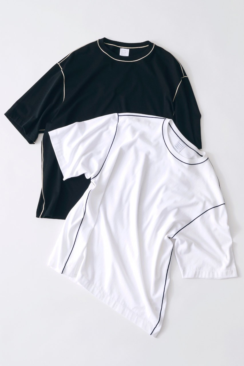 【グッド ピープル グッド ステッチング グッド プロダクト/GOOD PEOPLE GOOD STITCHING GOOD PRODUCT】の【UNISEX】カラーステッチ クルーネック ショートスリーブ Tシャツ 人気、トレンドファッション・服の通販 founy(ファニー) 　ファッション　Fashion　レディースファッション　Fashion for Women　トップス・カットソー　Cut & Sew Tops　シャツ・ブラウス・オフィスカジュアル　Elegant Blouses & Button-Ups　ロングTシャツ・Tシャツ　Longline T-Shirts & Tees　カットソー・ベーシックTシャツ　Cut-and-Sewn Tops / Stretch Tees & Basics　2026年　2026　ユニセックス　Unisex, Genderless　ショート　Short, Short Length　スリーブ　Sleeve, Long Sleeve / Short Sleeve　レギュラー　Regular, Standard Fit　エレガント 上品　Elegant　夏　Summer　春　Spring　S/S・春夏　SS, Spring/Summer, Warm Season　other-3|ID: prp329100004856793 ipo3291000000035821509