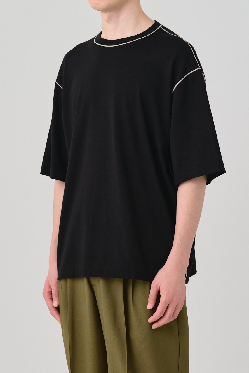 【グッド ピープル グッド ステッチング グッド プロダクト/GOOD PEOPLE GOOD STITCHING GOOD PRODUCT】の【UNISEX】カラーステッチ クルーネック ショートスリーブ Tシャツ 人気、トレンドファッション・服の通販 founy(ファニー) 　ファッション　Fashion　レディースファッション　Fashion for Women　トップス・カットソー　Cut & Sew Tops　シャツ・ブラウス・オフィスカジュアル　Elegant Blouses & Button-Ups　ロングTシャツ・Tシャツ　Longline T-Shirts & Tees　カットソー・ベーシックTシャツ　Cut-and-Sewn Tops / Stretch Tees & Basics　2026年　2026　ユニセックス　Unisex, Genderless　ショート　Short, Short Length　スリーブ　Sleeve, Long Sleeve / Short Sleeve　レギュラー　Regular, Standard Fit　エレガント 上品　Elegant　夏　Summer　春　Spring　S/S・春夏　SS, Spring/Summer, Warm Season　other-5|ID: prp329100004856793 ipo3291000000035821511