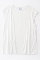 【グッド ピープル グッド ステッチング グッド プロダクト/GOOD PEOPLE GOOD STITCHING GOOD PRODUCT】のサイドスリット フレンチスリーブ Tシャツ ホワイト|ID: prp329100004856794 ipo3291000000035821519