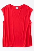 【グッド ピープル グッド ステッチング グッド プロダクト/GOOD PEOPLE GOOD STITCHING GOOD PRODUCT】のサイドスリット フレンチスリーブ Tシャツ ピンクレッド|ID: prp329100004856794 ipo3291000000035821523