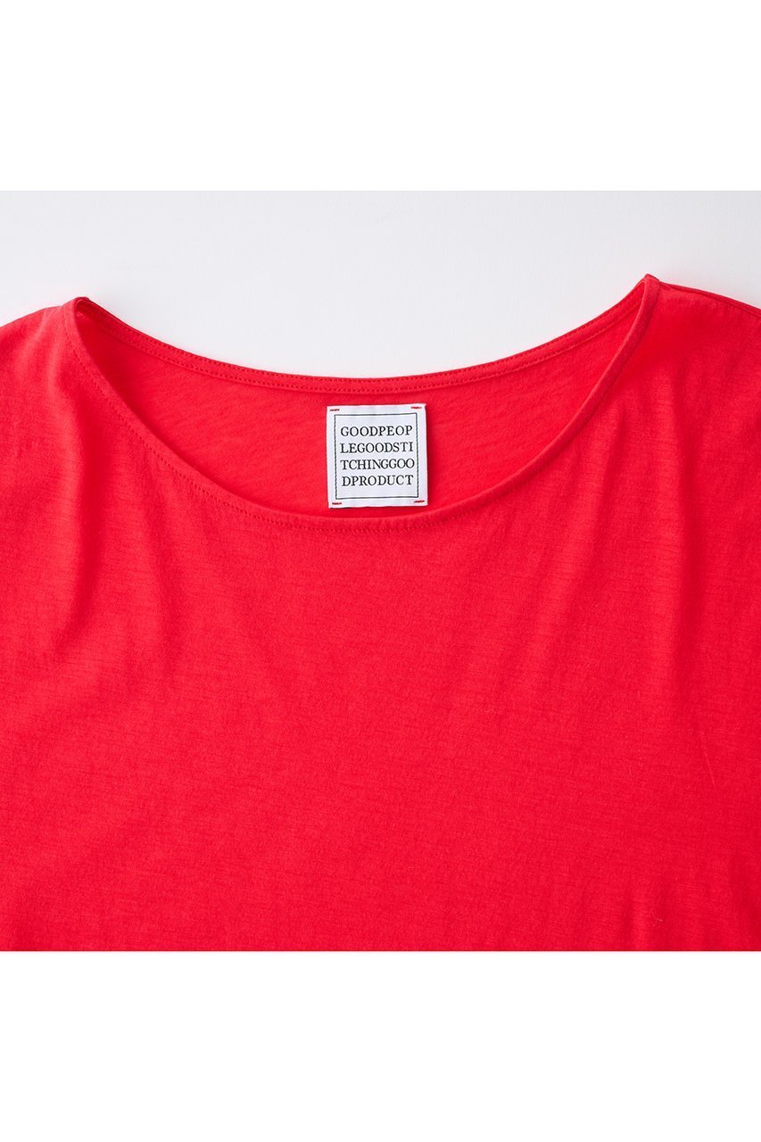 【グッド ピープル グッド ステッチング グッド プロダクト/GOOD PEOPLE GOOD STITCHING GOOD PRODUCT】のサイドスリット フレンチスリーブ Tシャツ 人気、トレンドファッション・服の通販 founy(ファニー) 　ファッション　Fashion　レディースファッション　Fashion for Women　トップス・カットソー　Cut & Sew Tops　シャツ・ブラウス・オフィスカジュアル　Elegant Blouses & Button-Ups　ロングTシャツ・Tシャツ　Longline T-Shirts & Tees　カットソー・ベーシックTシャツ　Cut-and-Sewn Tops / Stretch Tees & Basics　2026年　2026　シアー　Sheer, See-Through　ショート　Short, Short Length　シルキー　Silky, Smooth Texture　ストレッチ　Stretch, Stretchy Fabric　スリット　Slit, Slit Detail　スリーブ　Sleeve, Long Sleeve / Short Sleeve　フレンチ　French, French Style　夏　Summer　定番　Standard, Basic Item　春　Spring　S/S・春夏　SS, Spring/Summer, Warm Season　other-2|ID: prp329100004856794 ipo3291000000035821524