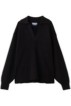 【メゾンスペシャル/MAISON SPECIAL】の【UNISEX】C/Aスキッパーニット 人気、トレンドファッション・服の通販 founy(ファニー) ファッション Fashion レディースファッション Fashion for Women トップス・カットソー Cut & Sew Tops ニット Knit Tops & Sweaters カジュアルプルオーバー・ニットトップス Pullovers & Knit Tops / Casual Pullovers 2026年 2026 ユニセックス Unisex, Genderless インナー Innerwear ショルダー Shoulder, Shoulder Strap シンプル Simple, Minimal スキッパー Skipper, Open Collar ドロップ Drop Shoulder, Dropped Style ハイネック High Neck, Mock Neck 夏 Summer 春 Spring S/S・春夏 SS, Spring/Summer, Warm Season 畦 Ribbed Knit thumbnail BLK(ブラック)|ID: prp329100004856799 ipo3291000000035821671