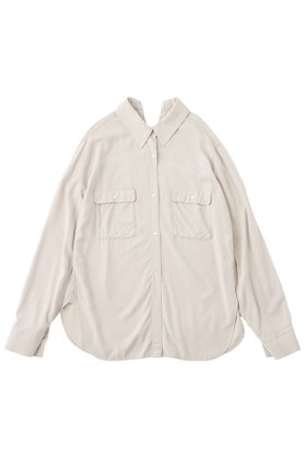 【ザ ストア バイ シー/THE STORE by C】の【COCUCA】ニュアンスシャツ 人気、トレンドファッション・服の通販 founy(ファニー) ファッション Fashion レディースファッション Fashion for Women トップス・カットソー Cut & Sew Tops シャツ・ブラウス・オフィスカジュアル Elegant Blouses & Button-Ups おすすめ Recommended / Our Picks なめらか Smooth, Silky Texture スリット Slit, Slit Detail スリーブ Sleeve, Long Sleeve / Short Sleeve セットアップ Set-Up, Coordinated Outfit センター Center, Center Line ダブル Double, Double-Breasted フロント Front, Front Design ポケット Pocket, Pocket Detail ロング Long, Long-Length エレガント 上品 Elegant |ID:prp329100004856800