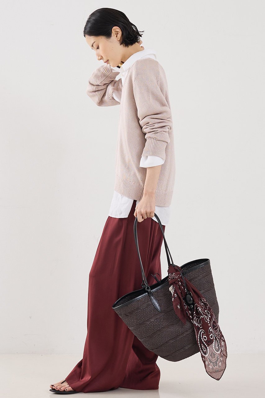 【ザ ストア バイ シー/THE STORE by C】の【COCUCA】ブライトニット 人気、トレンドファッション・服の通販 founy(ファニー) 　ファッション　Fashion　レディースファッション　Fashion for Women　トップス・カットソー　Cut & Sew Tops　ニット　Knit Tops & Sweaters　カジュアルプルオーバー・ニットトップス　Pullovers & Knit Tops / Casual Pullovers　2026年　2026　なめらか　Smooth, Silky Texture　アクセサリー　Fashion Accessories　イタリア　Italy　スリット　Slit, Slit Detail　ノースリーブ　Sleeveless, No-Sleeve　ブライト　Bright, Shiny　ミックス　Mix, Mixed Style　リネン　Linen, Linen Fabric　夏　Summer　春　Spring　S/S・春夏　SS, Spring/Summer, Warm Season　other-6|ID: prp329100004856802 ipo3291000000035821727