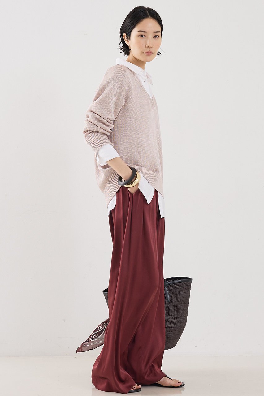 【ザ ストア バイ シー/THE STORE by C】の【COCUCA】ブライトニット 人気、トレンドファッション・服の通販 founy(ファニー) 　ファッション　Fashion　レディースファッション　Fashion for Women　トップス・カットソー　Cut & Sew Tops　ニット　Knit Tops & Sweaters　カジュアルプルオーバー・ニットトップス　Pullovers & Knit Tops / Casual Pullovers　2026年　2026　なめらか　Smooth, Silky Texture　アクセサリー　Fashion Accessories　イタリア　Italy　スリット　Slit, Slit Detail　ノースリーブ　Sleeveless, No-Sleeve　ブライト　Bright, Shiny　ミックス　Mix, Mixed Style　リネン　Linen, Linen Fabric　夏　Summer　春　Spring　S/S・春夏　SS, Spring/Summer, Warm Season　other-8|ID: prp329100004856802 ipo3291000000035821732