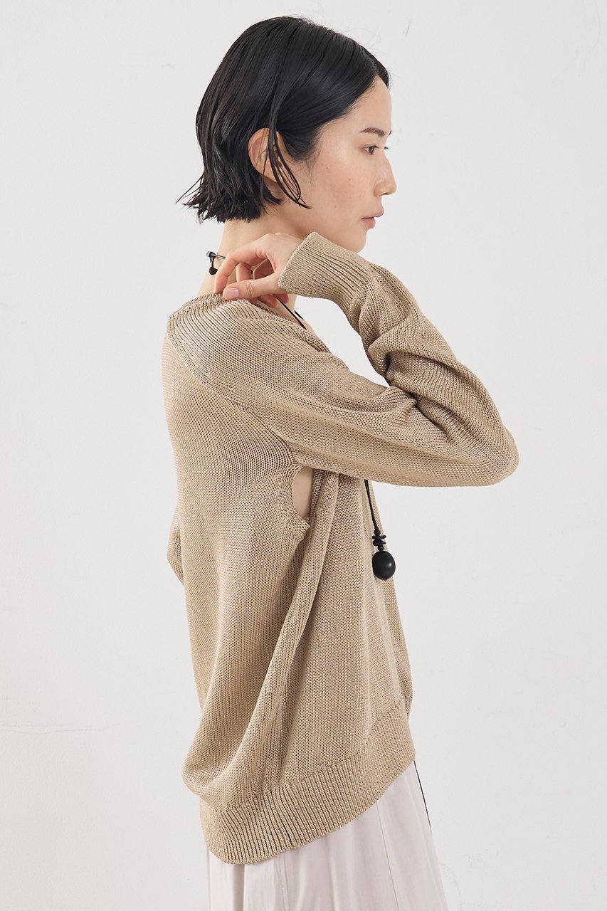 【ザ ストア バイ シー/THE STORE by C】の【COCUCA】ブライトニット 大人の最旬トレンドファッション＆コーディネート founy(ファウニー) 　ファッション　Fashion　レディースファッション　Fashion for Women　トップス・カットソー　Cut & Sew Tops　ニット　Knit Tops & Sweaters　カジュアルプルオーバー・ニットトップス　Pullovers & Knit Tops / Casual Pullovers　なめらか　Smooth, Silky Texture　アクセサリー　Fashion Accessories　イタリア　Italy　スリット　Slit, Slit Detail　ノースリーブ　Sleeveless, No-Sleeve　ブライト　Bright, Shiny　ミックス　Mix, Mixed Style　リネン　Linen, Linen Fabric　other-3|ID: prp329100004856802 ipo3291000000036905219