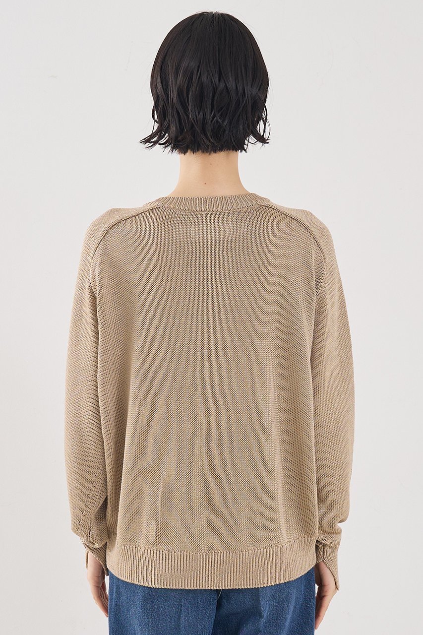 【ザ ストア バイ シー/THE STORE by C】の【COCUCA】ブライトニット 大人の最旬トレンドファッション＆コーディネート founy(ファウニー) 　ファッション　Fashion　レディースファッション　Fashion for Women　トップス・カットソー　Cut & Sew Tops　ニット　Knit Tops & Sweaters　カジュアルプルオーバー・ニットトップス　Pullovers & Knit Tops / Casual Pullovers　なめらか　Smooth, Silky Texture　アクセサリー　Fashion Accessories　イタリア　Italy　スリット　Slit, Slit Detail　ノースリーブ　Sleeveless, No-Sleeve　ブライト　Bright, Shiny　ミックス　Mix, Mixed Style　リネン　Linen, Linen Fabric　other-8|ID: prp329100004856802 ipo3291000000036905224