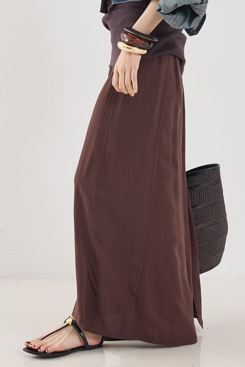 【ザ ストア バイ シー/THE STORE by C】の【COCUCA】ニュアンススカート 人気、トレンドファッション・服の通販 founy(ファニー) 　ファッション　Fashion　レディースファッション　Fashion for Women　スカート　Skirts　ロングスカート　Long Skirts / Maxi & Midi Skirts　2026年　2026　おすすめ　Recommended / Our Picks　なめらか　Smooth, Silky Texture　セットアップ　Set-Up, Coordinated Outfit　センター　Center, Center Line　フレア　Flare, Flared　ロング　Long, Long-Length　エレガント 上品　Elegant　夏　Summer　春　Spring　S/S・春夏　SS, Spring/Summer, Warm Season　other-2|ID: prp329100004856803 ipo3291000000035821754