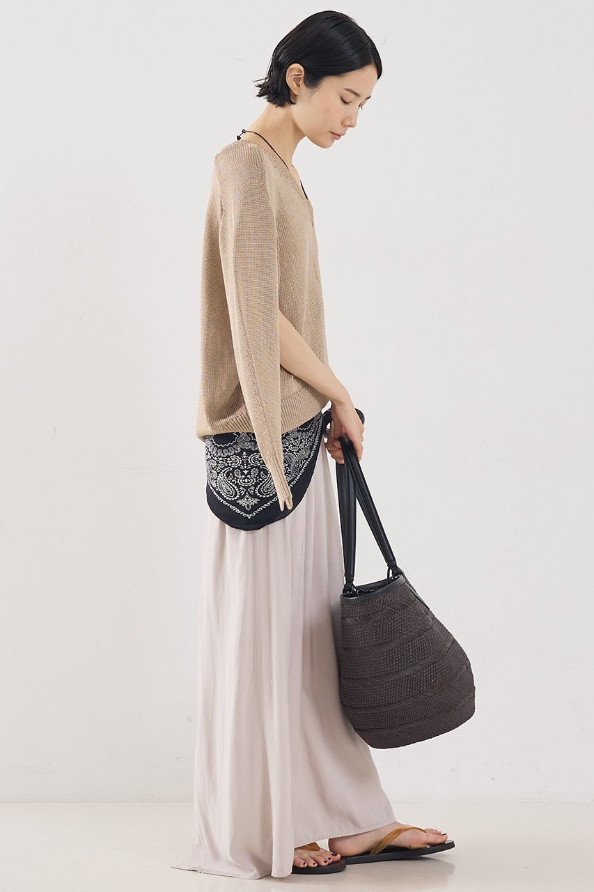 【ザ ストア バイ シー/THE STORE by C】の【COCUCA】ニュアンススカート 人気、トレンドファッション・服の通販 founy(ファニー) ファッション Fashion レディースファッション Fashion for Women スカート Skirts ロングスカート Long Skirts / Maxi & Midi Skirts おすすめ Recommended / Our Picks なめらか Smooth, Silky Texture セットアップ Set-Up, Coordinated Outfit センター Center, Center Line フレア Flare, Flared ロング Long, Long-Length エレガント 上品 Elegant other-6|ID: prp329100004856803 ipo3291000000036424343