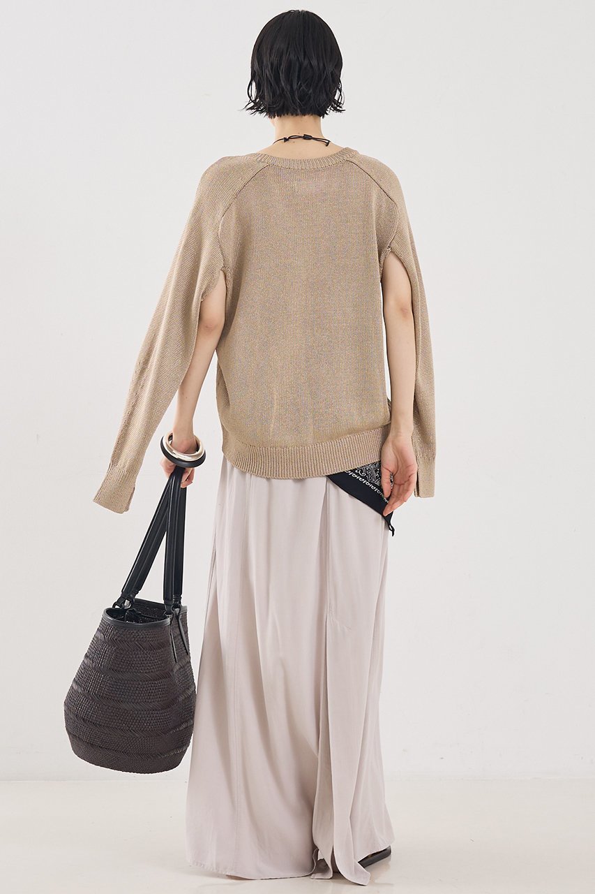 【ザ ストア バイ シー/THE STORE by C】の【COCUCA】ニュアンススカート 人気、トレンドファッション・服の通販 founy(ファニー) ファッション Fashion レディースファッション Fashion for Women スカート Skirts ロングスカート Long Skirts / Maxi & Midi Skirts おすすめ Recommended / Our Picks なめらか Smooth, Silky Texture セットアップ Set-Up, Coordinated Outfit センター Center, Center Line フレア Flare, Flared ロング Long, Long-Length エレガント 上品 Elegant other-7|ID: prp329100004856803 ipo3291000000036424346