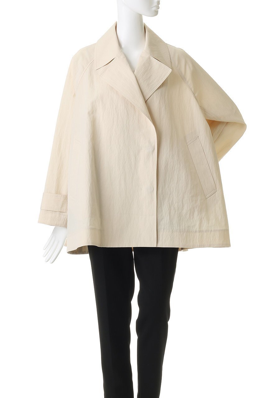 【エブール/ebure】のライトシュリンクコットン ショートコート 人気、トレンドファッション・服の通販 founy(ファニー) 　ファッション　Fashion　レディースファッション　Fashion for Women　アウター　Coat / Outerwear Collection　コート・ロングコート・ピーコート　Long Coats, Peacoats & More　2026年　2026　おすすめ　Recommended / Our Picks　ショート　Short, Short Length　ダブル　Double, Double-Breasted　ツイル　Twist, Twisted Detail　ワッシャー　Washer, Crinkled Finish　夏　Summer　春　Spring　S/S・春夏　SS, Spring/Summer, Warm Season　other-2|ID: prp329100004856877 ipo3291000000035826862