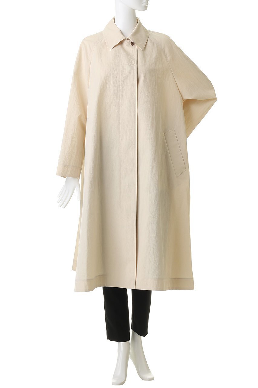 【エブール/ebure】のライトシュリンクコットン ステンカラーコート 人気、トレンドファッション・服の通販 founy(ファニー) ファッション Fashion レディースファッション Fashion for Women アウター Coat / Outerwear Collection コート・ロングコート・ピーコート Long Coats, Peacoats & More 2026年 2026 おすすめ Recommended / Our Picks シンプル Simple, Minimal スリット Slit, Slit Detail ツイル Twist, Twisted Detail ロング Long, Long-Length ワッシャー Washer, Crinkled Finish 夏 Summer 春 Spring S/S・春夏 SS, Spring/Summer, Warm Season other-2|ID: prp329100004856883 ipo3291000000035826975