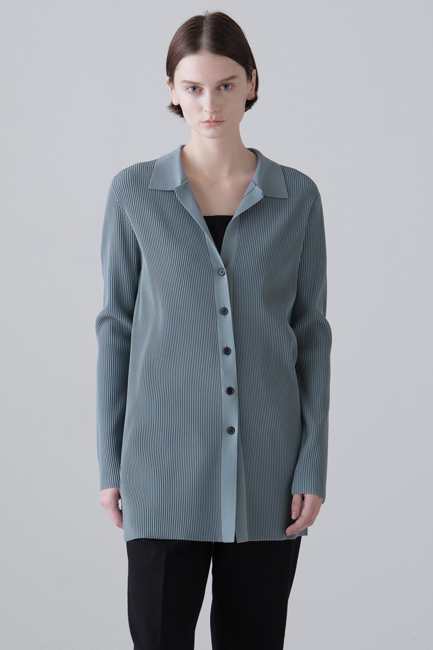 【アドーア/ADORE】のピンタックニット インテリア・キッズ・メンズ・レディースファッション・服の通販 founy(ファニー) 　ファッション　Fashion　レディースファッション　Fashion for Women　トップス・カットソー　Cut & Sew Tops　ニット　Knit Tops & Sweaters　カジュアルプルオーバー・ニットトップス　Pullovers & Knit Tops / Casual Pullovers　2026年　2026　カーディガン　Cardigan, Knitwear　ストレッチ　Stretch, Stretchy Fabric　夏　Summer　春　Spring　S/S・春夏　SS, Spring/Summer, Warm Season　グリーン|ID: prp329100004856890 ipo3291000000035827147