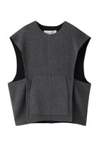 【プレインピープル/PLAIN PEOPLE】のリバービッグベスト グレー|ID: prp329100004857466 ipo3291000000035855616