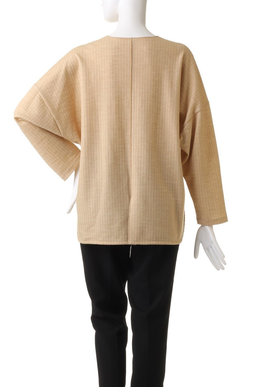 【プレインピープル/PLAIN PEOPLE】のチョークストライププルオーバー 人気、トレンドファッション・服の通販 founy(ファニー) 　ファッション　Fashion　レディースファッション　Fashion for Women　トップス・カットソー　Cut & Sew Tops　シャツ・ブラウス・オフィスカジュアル　Elegant Blouses & Button-Ups　カジュアルプルオーバー・ニットトップス　Pullovers & Knit Tops / Casual Pullovers　おすすめ　Recommended / Our Picks　スリーブ　Sleeve, Long Sleeve / Short Sleeve　セットアップ　Set-Up, Coordinated Outfit　ボトム　Bottoms, Lower Wear　ロング　Long, Long-Length　再入荷　Restock / Back in Stock　other-4|ID: prp329100004857467 ipo3291000000035855633