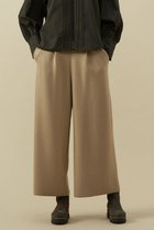 【プレインピープル/PLAIN PEOPLE】のミルドメルトンワイドクロップドパンツ ベージュ|ID: prp329100004857469 ipo3291000000035855658